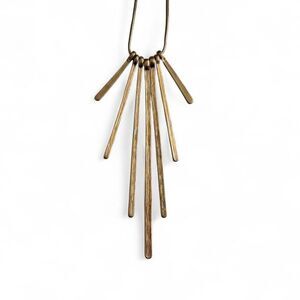 Gold Statement Necklace - Long 33-36”